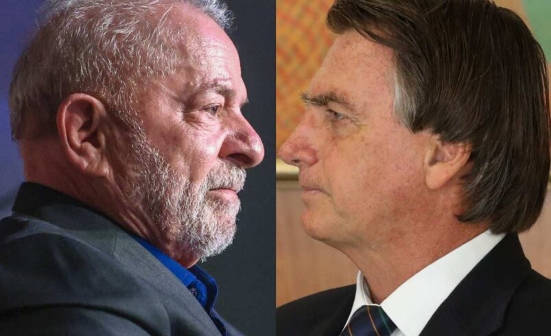 IPEC: Lula 54% e Bolsonaro 46% nos votos válidos