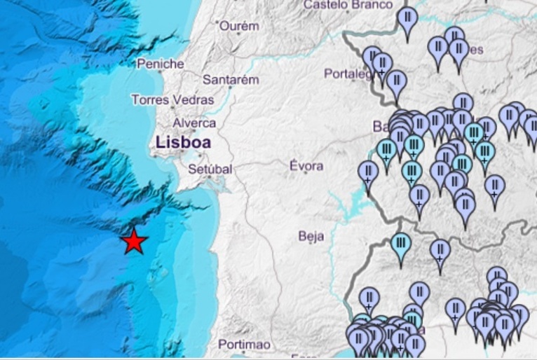 Terremoto de magnitude 5,3 atinge Lisboa e outras localidades de Portugal