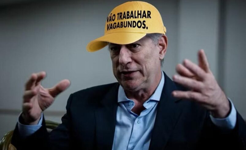 Ciro Gomes entra na ‘guerra de bonés’: ‘Vão trabalhar, vagabundos’